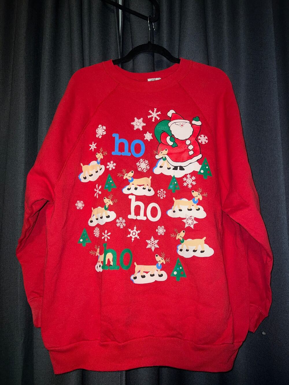 Ugly Christmas Sweater Xmas Sweatshirt Crewneck Size 2X Vintage
